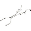 15899 Street Series Crossmember-Back Performance Exhaust System Fits Select Buick, Chevrolet, Oldsmobile, Pontiac Models