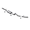 MF Series Cat-Back Exhaust System 2009 Chevy Avalanche 1500 5.3L V8 - image 1