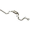 Touring Series Cat-Back Exhaust System 2006-14 VW Rabbit/Golf 2.5L L5 - image 1