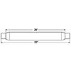 18144 Round Glasspack Performance Exhaust Muffler - image 2