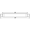 18145 Round Glasspack Performance Exhaust Muffler - image 2
