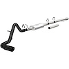 Street Series Cat-Back Exhaust System Chevy Silverado/GMC Sierra 1500 4.3L, 5.3L - Single Passenger Side Rear - Black Coated Tip - image 1