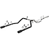 Street Series Cat-Back Exhaust System Chevy Silverado/GMC Sierra 1500 4.3L, 5.3L - Dual Split Rear - Black Coated Tips - image 1