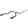Street Series Cat-Back Exhaust System Chevy Silverado/GMC Sierra 1500 5.3L - Quad Split Rear - Black Tips - image 1