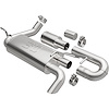 19668 Overland Series Axle-Back Performance Exhaust System Fits Select Jeep Models - image 1