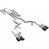 19695 xMOD Series Carbon Fiber Cat-Back Performance Exhaust System Fits Select Ford Mustang Dark Horse - image 2