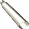 Polished Stainless Steel Weld-On Single Exhaust Tip Inlet Inside Diameter: 2.5" - image 1