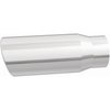 Polished Stainless Steel Weld-On Single Exhaust Tip Inlet Inside Diameter: 4" - image 4