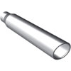 Polished Stainless Steel Weld-On Single Exhaust Tip Inlet Inside Diameter: 2.5" - image 1