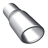Polished Stainless Steel Exhaust Tip Inlet: 2.25" I.D. - image 1