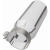Polished Stainless Steel Clamp-On Single Exhaust Tip Inlet Inside Diameter: 4" - image 3