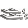 Polished Stainless Steel Clamp-On Single Exhaust Tip Inlet Inside Diameter: 2.5" - image 4