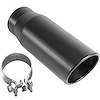 35236 Exhaust Tip Round Black Coated - image 1