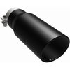 Polished Stainless Steel Clamp-On Single Exhaust Tip Inlet Inside Diameter: 3.5" - image 2