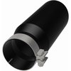 Polished Stainless Steel Clamp-On Single Exhaust Tip Inlet Inside Diameter: 4" - image 3