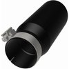 Polished Stainless Steel Clamp-On Single Exhaust Tip Inlet Inside Diameter: 4" - image 3