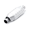 Oval Catalytic Converter 3" Inlet/Outlet Diameter - image 1