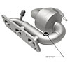 Direct-Fit Catalytic Converter 2004-05 Taurus/Sable 3.0L (Manifold, Eng. Code S) - image 1