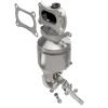 Direct Fit Catalytic Converter 2 in. Tubing 4.75 in. Inlet 2 in. Outlet 5 in. Width 6.125 in. Length - image 1