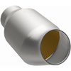 Pre OBD-II Spun Catalytic Converter Inlet/Outlet: 2.5" (Angled Inlet) - image 2