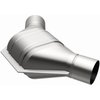 Pre OBD-II Universal Catalytic Converter Body Shape: Angled Oval, Offset/Offset - image 2