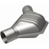 Pre OBD-II Universal Catalytic Converter Body Shape: Angled Oval, Offset/Offset - image 3