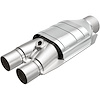 Pre OBD-II Universal Catalytic Converter Body Shape: Oval, Dual/Center - image 1