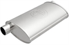 4.5" x 9.75" Oval Body Universal Muffler Offset In/Offset Out - Same Side: 1.75"/1.75" Body Length: 15" Overall Length: 21" - image 1