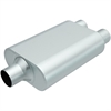 Rumble Chamber Muffler Center In/Dual Out: 3"/2.25" Body Length: 13" Overall Length: 19" - image 1