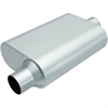 Rumble Chamber Muffler Offset In/Center Out: 2.25"/2.25" Body Length: 13" Overall Length: 19" - image 1