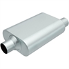 Rumble Chamber Muffler Center In/Offset Out: 2.25"/2.25" Body Length: 13" Overall Length: 19" - image 1