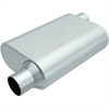 Rumble Chamber Muffler Offset In/Offset Out: 3"/3" Body Length: 13" Overall Length: 19" - image 1