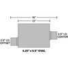 Rumble Chamber Muffler Offset In/Center Out, Inlet/Outlet: 2.500 in., Overall Length: 13 in. - image 2