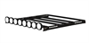 Stealth Roof Rack with 8-Light 50 In. Gravity Pro6 LED Light Bar - image 1