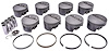Small Block Chevy PowerPak Piston & Ring Kit - image 1
