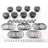Big Block Chevy PowerPak Piston & Ring Kit Forged 2618 High Strength Aluminum Alloy - image 1