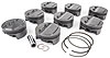 Small Block Chevy PowerPak Piston & Ring Kit Forged 2618 High Strength Aluminum Alloy Bore: 4.165" - image 1