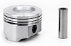 Single Silvolite Piston - 4.9L Ford L6 1977-86 - image 1