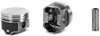 Single Silvolite Hyper- Coated Piston - 3.0L Ford/Mazda V6 1986-95 - image 2