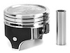 Silv-O-Lite Hypereutectic Dish Piston Set w/Coated Skirts for 1970-1980 Small Block Chevy 400 ci. - image 1