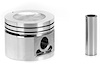 Single Silvolite Piston - 3.0L GM V6 1985-88 - image 1