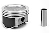 Single Silvolite Hyper-Coated Piston - 3.8L GM/Holden V6 1988-93 - image 1