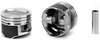 Single Silvolite Hyper-Coated Piston - 5.8L Ford V8 1994-97 - image 2