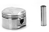 Single Silvolite Piston 2.4L Chrysler L4 1998-00 - image 1