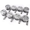 Chevy 350ci Hypereutectic Pistons Flat Top 4V Reliefs - image 2