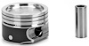 Single Silvolite Hyper-Coated Piston - 3.1L GM V6 1996-99 - image 1