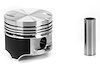 Single Silvolite Hyper-Coated Piston 6.0L GM V8 1966-85 - image 1