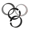 Ring Set 4.151 bore .STD oversize 2-5/64 1-3/16 moly ring set qty 8 cyl set - image 1