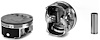 SILVOLITE PISTONS SUBARU - image 1