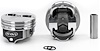 ICON Forged Piston - Chevy 350 Rod 5.700 Flat Top 4.9cc 2V - image 1
